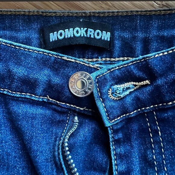 Monokrom denim mini skirt, size 6 - Picture 3 of 4